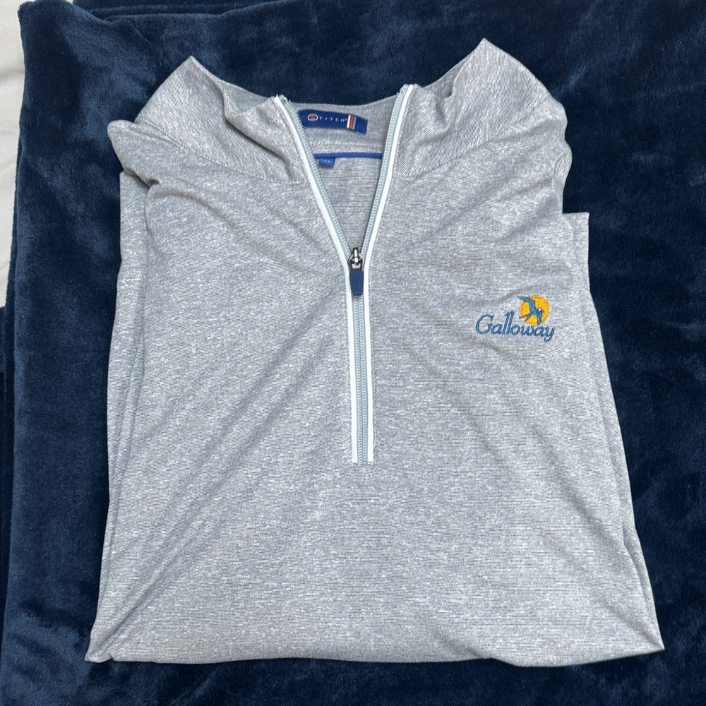 Galloway Gray Quarter-Zip Pullover - image 1
